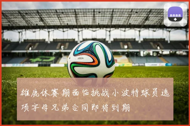 雄鹿休赛期面临挑战小波特球员选项字母兄弟合同即将到期