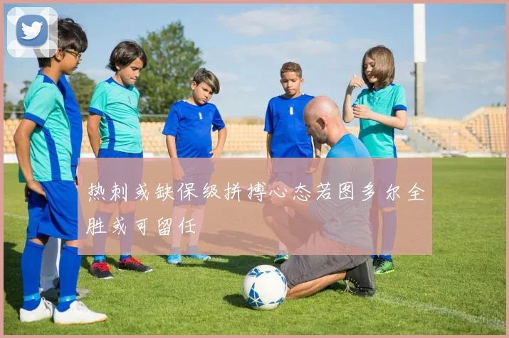 热刺或缺保级拼搏心态若图多尔全胜或可留任
